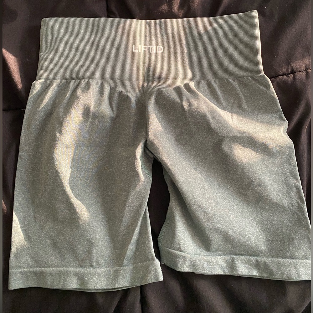 Lifted gym shorts